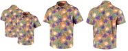 FOCO Men's Orange Clemson Tigers Floral Button-Up Shirt